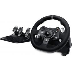 Logitech G920 Driving Force Juego de Volante y Pedales Compatible con Xbox Series X|S, Xbox One y PC - Giro 900º - Efecto Force 