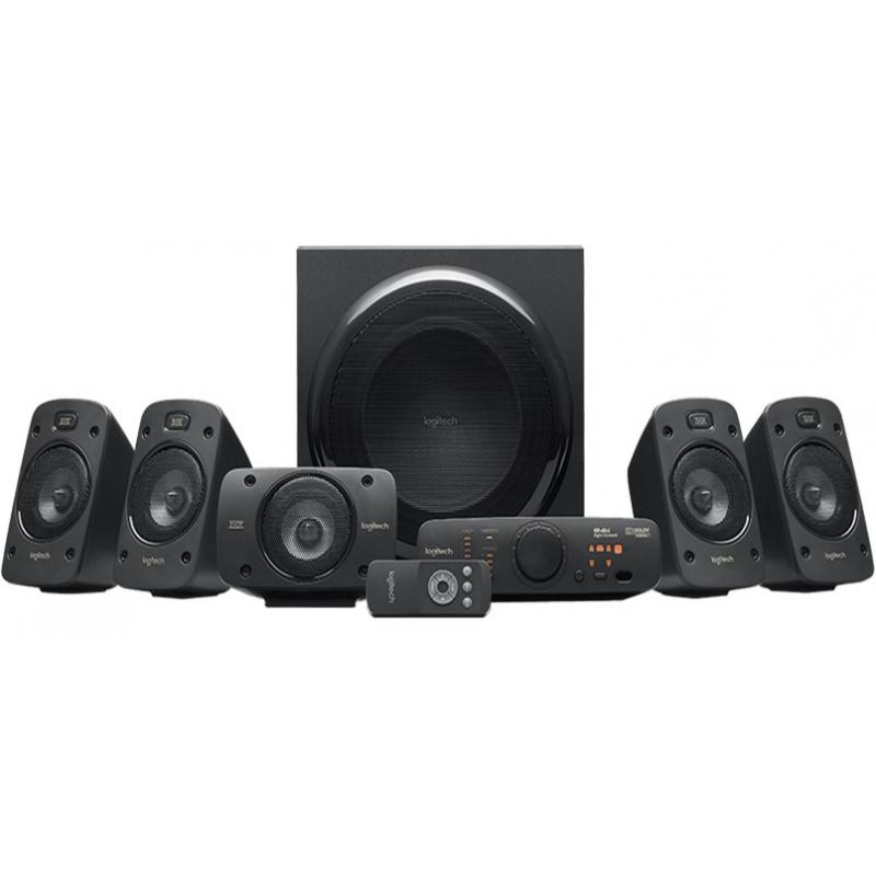 Logitech Z906 Sistema de Altavoces 5.1 THX 1000W - Subwoofer 165W - Dolby & DTS - Mando a Distancia - Color Negro