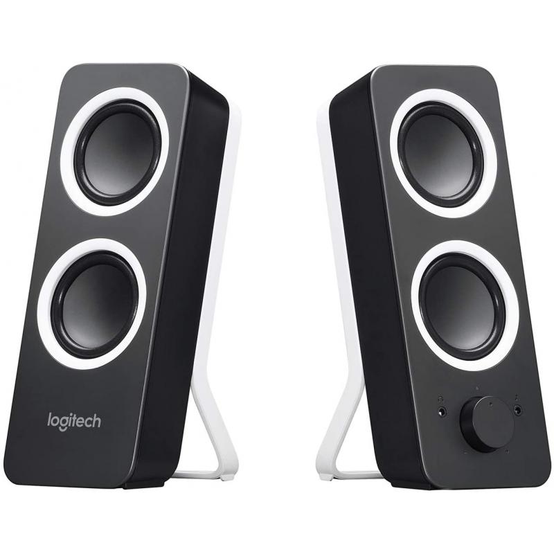 Logitech Z200 Altavoces Mutimedia Estereo 10W - Entrada Jack 3.5mm - Cable de 1.80m - Color Negro