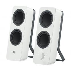 Logitech Z207 Altavoces 2.0 Bluetooth - 10W - Sonido Estereo - Entrada Jack 3.5 mm - Color Blanco