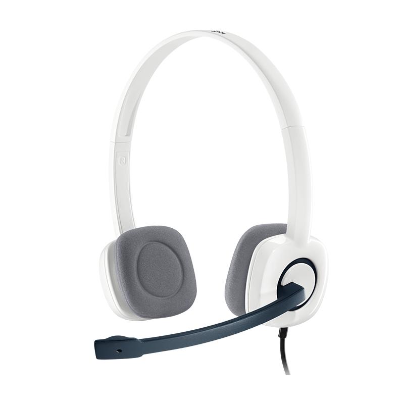 Logitech H150 Auriculares con Microfono - Microfono Plegable - Diadema Ajustable - Almohadillas Acolchadas - Controles en Cable 