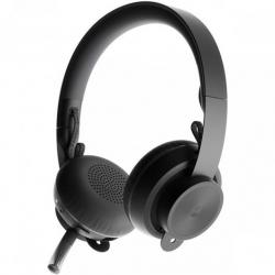 Logitech Zone Wireless MS Teams Auriculares Bluetooth con Microfono - Autonomia hasta 16h - Diadema Ajustable - Almohadillas Aco