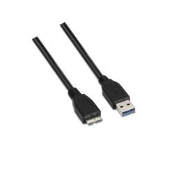 Aisens Cable USB 3.0 - Tipo A Macho a Micro B Macho - 2.0m - Color Negro