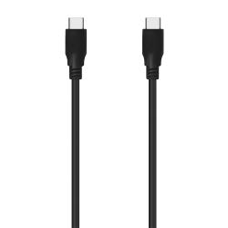 Aisens Cable USB 3.2 GEN2X2 20GBPS 8K@30Hz 5A 100W E-Marker - Tipo USB-C/M-USB-C/M - 0.6m - Color Negro