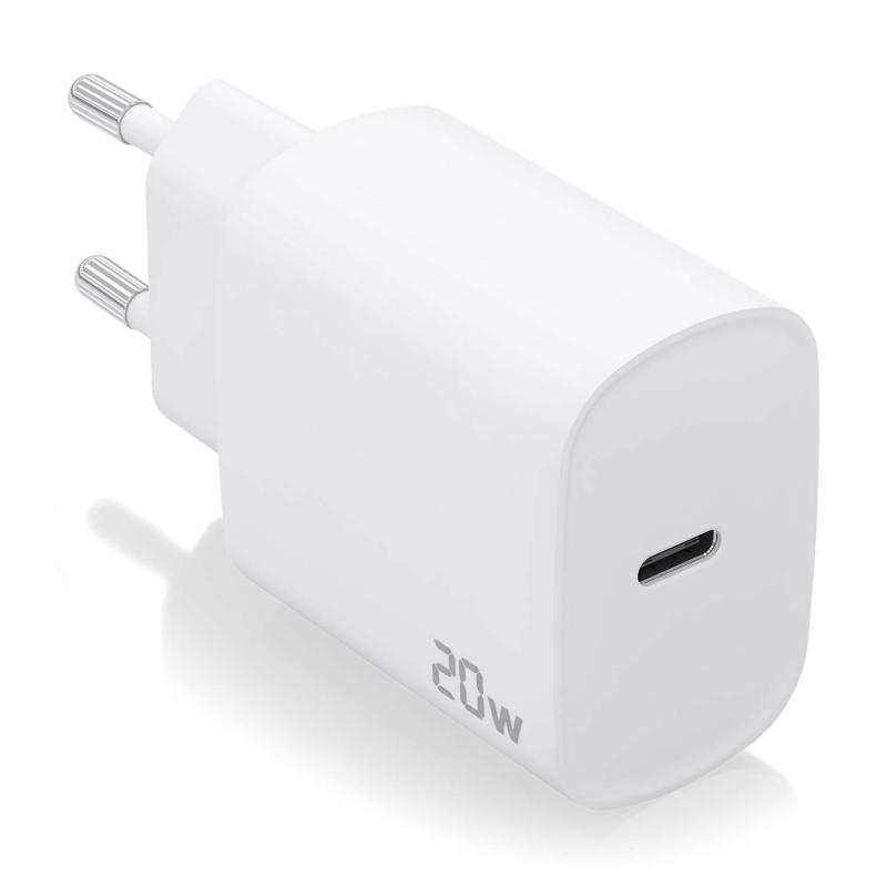 Aisens Cargador USB-C PD3.0 1 Puerto 1xUSB-C 20W - Color Blanco