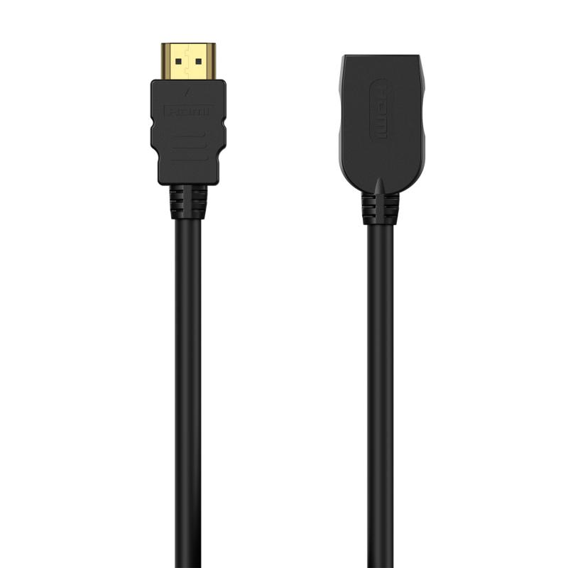 Aisens Cable HDMI V2.0 Prolongador Premium Alta Velocidad / HEC 4K@60HZ 18GBPS - A/M-A/H - 1.0M - Color Negro