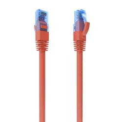 Aisens Cable de Red Latiguillo RJ45 Cat.6 UTP AWG26 CCA - 0.5m - Color Rojo