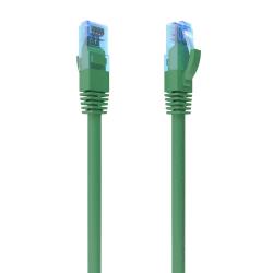 Aisens Cable de Red Latiguillo RJ45 Cat.6 UTP AWG26 CCA - 0.5m - Color Verde