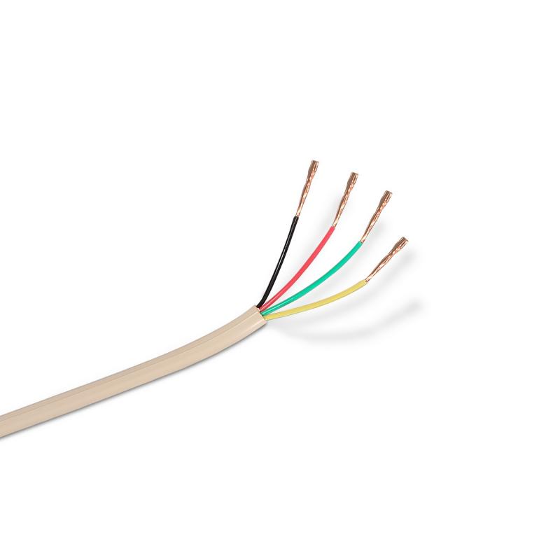 Aisens Cable de Telefono 4C - 100m - Color Beige