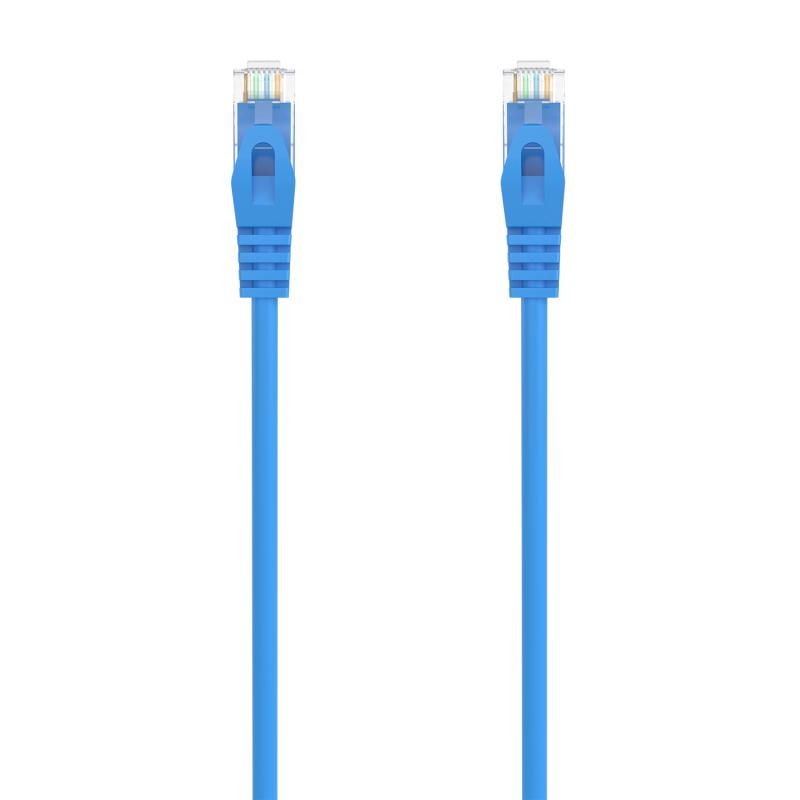 Aisens Cable de Red Latiguillo RJ45 LSZH CAT.6A 500 MHZ UTP AWG24 - 30CM - Color Azul
