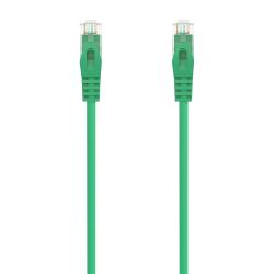 Aisens Cable de Red Latiguillo RJ45 LSZH CAT.6A 500 MHZ UTP AWG24 - 30CM - Color Verde