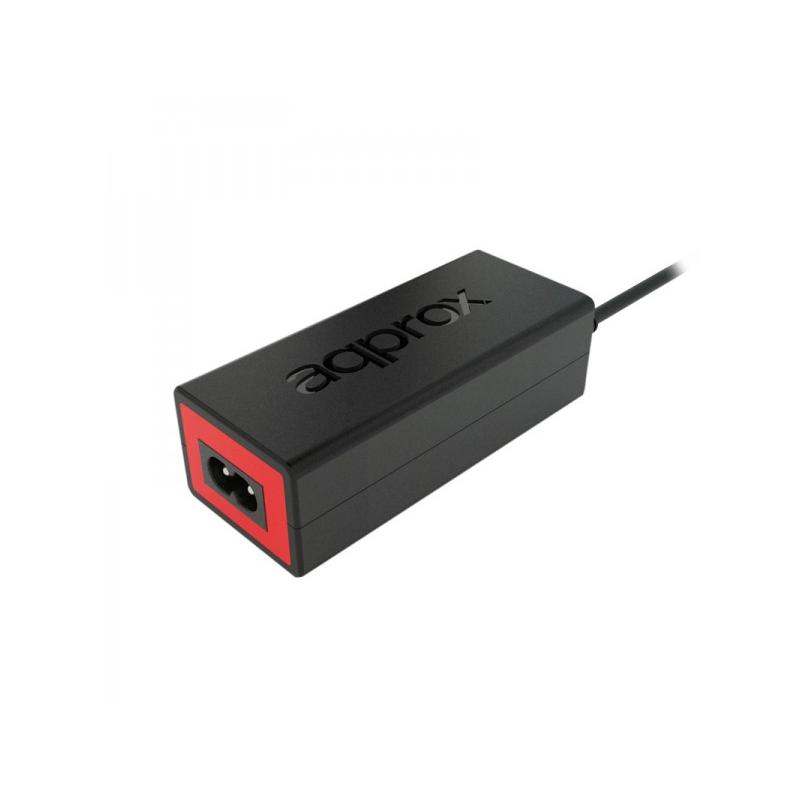 Approx Cargador para Portátiles de 90W - 20V/4.5A - Compatible con Portátiles LENOVO  - Clavija de 11x5mm - Voltaje de Entrada 1