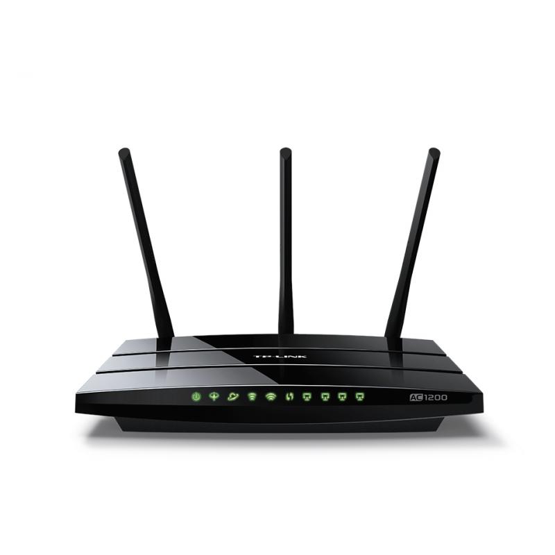 TP-Link Modem Router VDSL/ADSL Inalambrico AC1200 - Tecnologia Beamforming  - Puerto USB - 3 Antenas Desmontables