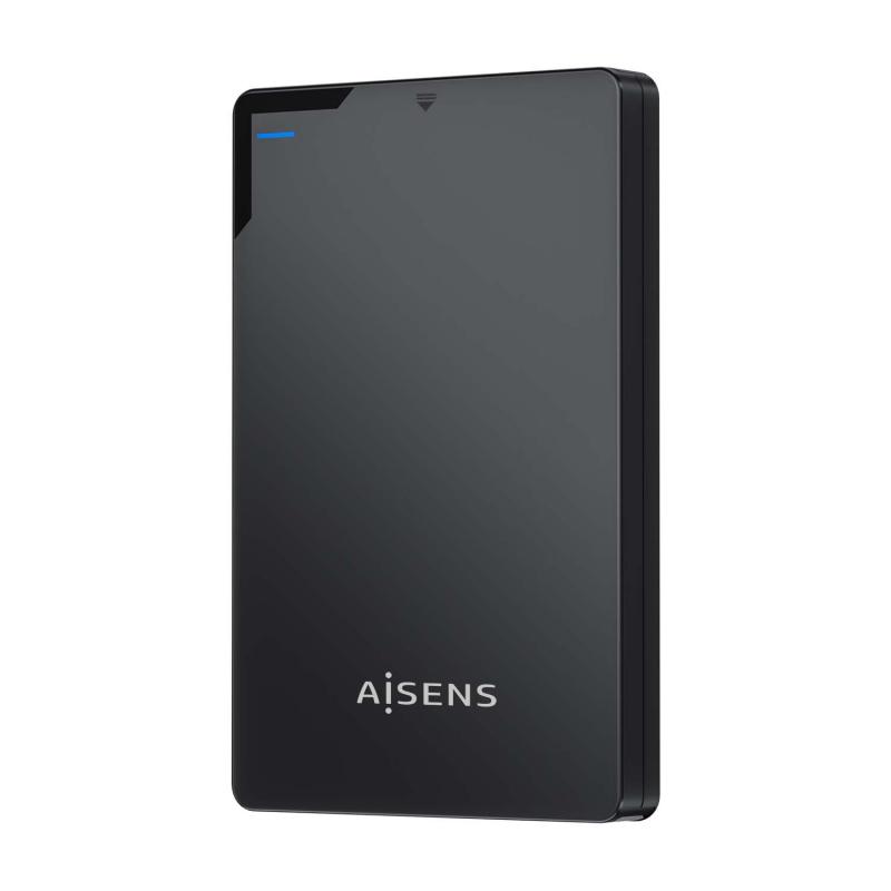 Aisens Caja Externa 2,5" ASE-2520B 9.5mm SATA a USB 3.0/USB3.1 Gen1 - Color Negro