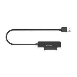 Aisens Adaptador ASE-25A03B SATA a USB-A USB 3.0/USB3.1 Gen1 para Discos Duros 2.5" - Color Negro
