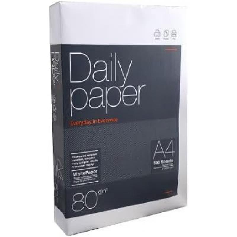 Daily Paper Papel A4 80gr. 210x297mm (500 Hojas) Blanco