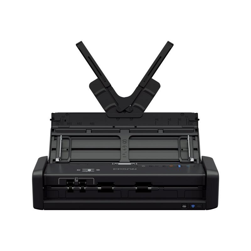 Epson Workforce DS-360W Escaner de Documentos Portatil A4 WiFi - Resolucion Optica (ADF) 600x600 ppp - Resolucion de Escaneado 1