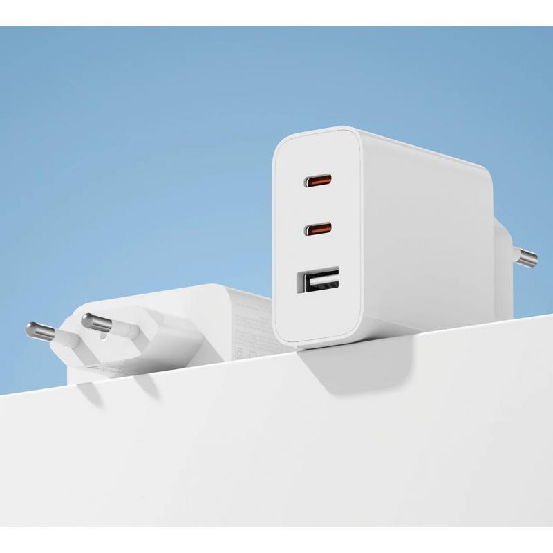 Xiaomi 67W GaN 2C1A Cargador de Pared para Smartphone USB-A 67W + Cable - Tecnologia GaN - Compacto y Portatil