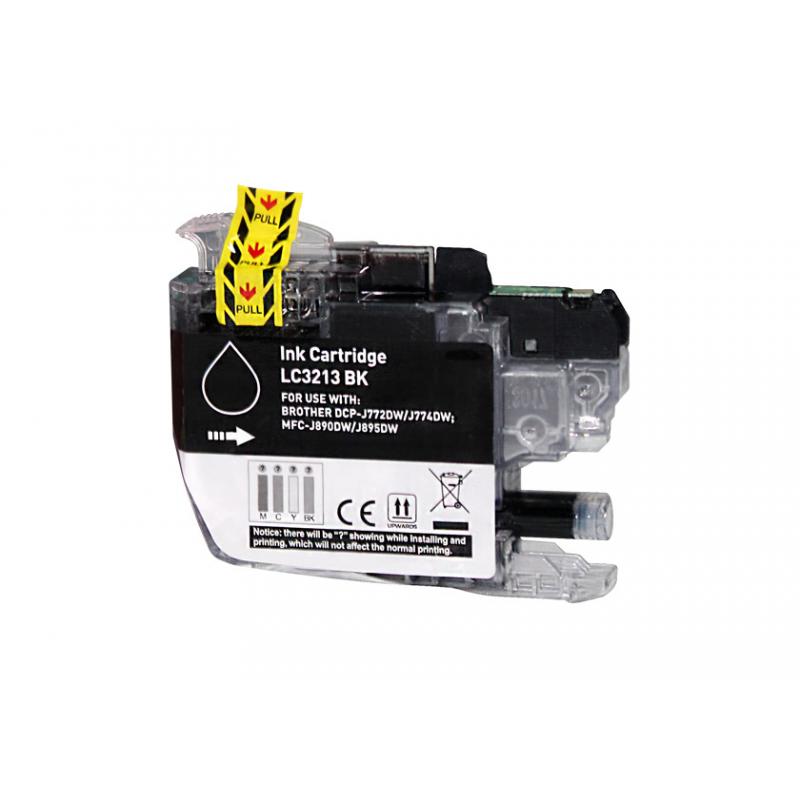 Brother LC3213/LC3211 Negro Cartucho de Tinta Generico - Reemplaza LC3213BK/LC3211BK