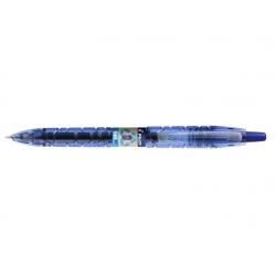 Pilot Boligrafo de Bola Retractil B2P Gel BeGreen - Tinta de Gel - Punta 0.7mm - Trazo 0.32mm - 89,8% de Plastico Reciclado - Re