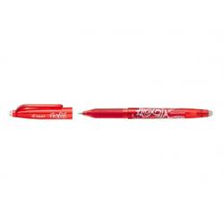 Pilot Frixion Ball Boligrafo de Gel Borrable - Punta de Bola 0.7mm - Trazo 0.4mm - Grip Ergonomico - Color Rojo