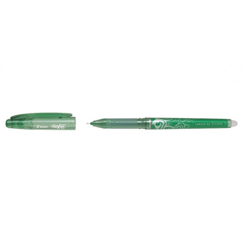 Pilot Frixion Point Boligrafo de Tinta Gel Borrable - Punta de Aguja 0.5mm - Trazo 0.25mm - Grip Ergonomico - Color Verde