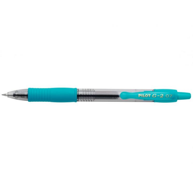 Pilot Boligrafo de Gel G2 Rollerball Retractil - Recargable - Punta de Bola Redonda 0.7mm - Trazo 0.32mm - Grip Ergonomico - Col