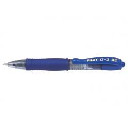 Pilot Boligrafo de Gel G2 Pixie XS Retractil - Punta de Bola Redonda 0.7mm - Trazo 0.32mm - Grip Ergonomico - Color Azul