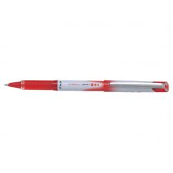 Pilot Boligrafo de Tinta Liquida V Ball Grip 05 - Punta de Bola Conica 0.5mm - Trazo 0.3mm - Grip de Goma - Color Rojo