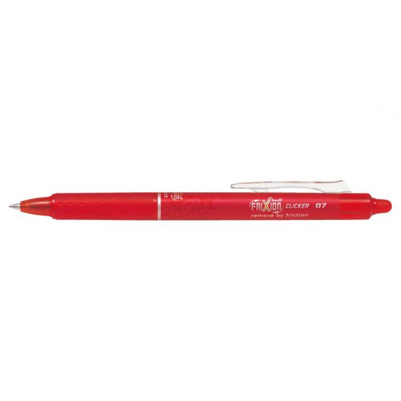 Pilot Boligrafo de Gel Borrable Retractil Frixion Clicker - Punta de Bola Redonda 0.7mm - Trazo 0.4mm - Grip Ergonomico - Color 