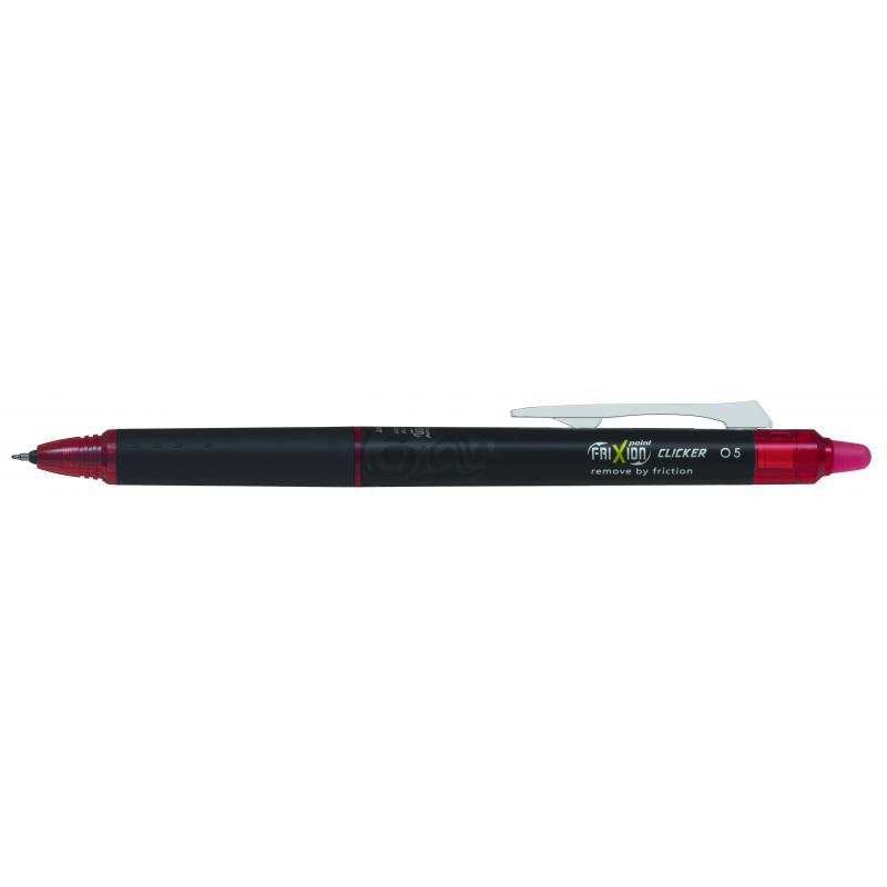 Pilot Frixion Point Clicker 0.5 Boligrafo Retractil de Tinta Termosensible - Borrable - Punta Fina 0.5mm - Trazo 0.25mm - Grip D