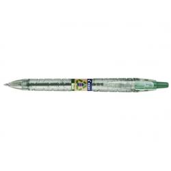 Pilot Boligrafo de Bola Retractil B2P Ecoball BeGreen - Punta Redonda 1mm - Trazo 0.27mm - 86,64% de Plastico Reciclado - Recarg