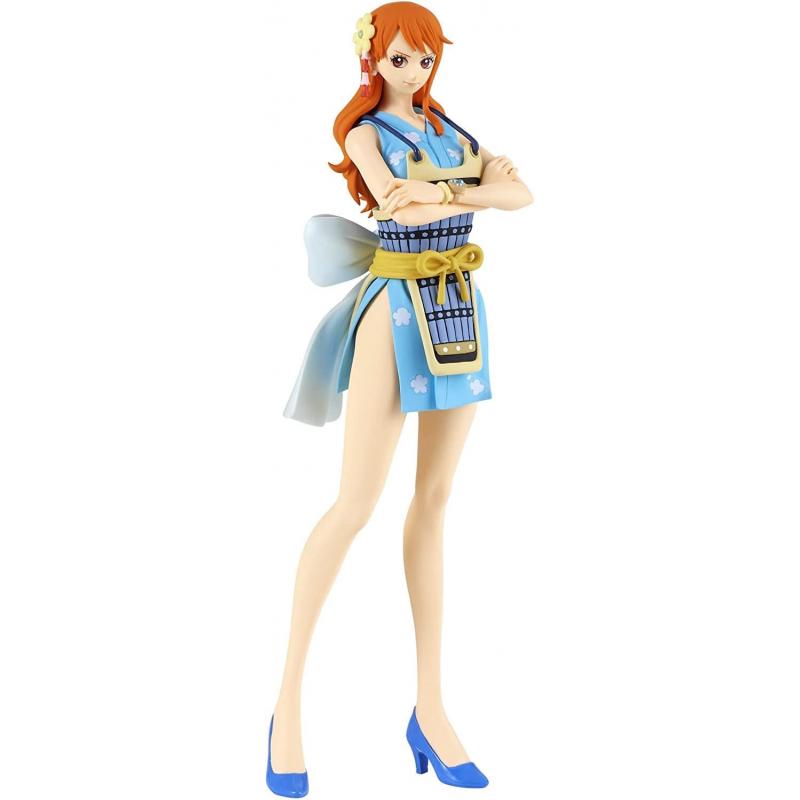 Banpresto One Piece Glitter & Glamours Nami Wanokuni Style II Ver. B - Figura de Coleccion - Altura 25cm aprox. - Fabricada en P