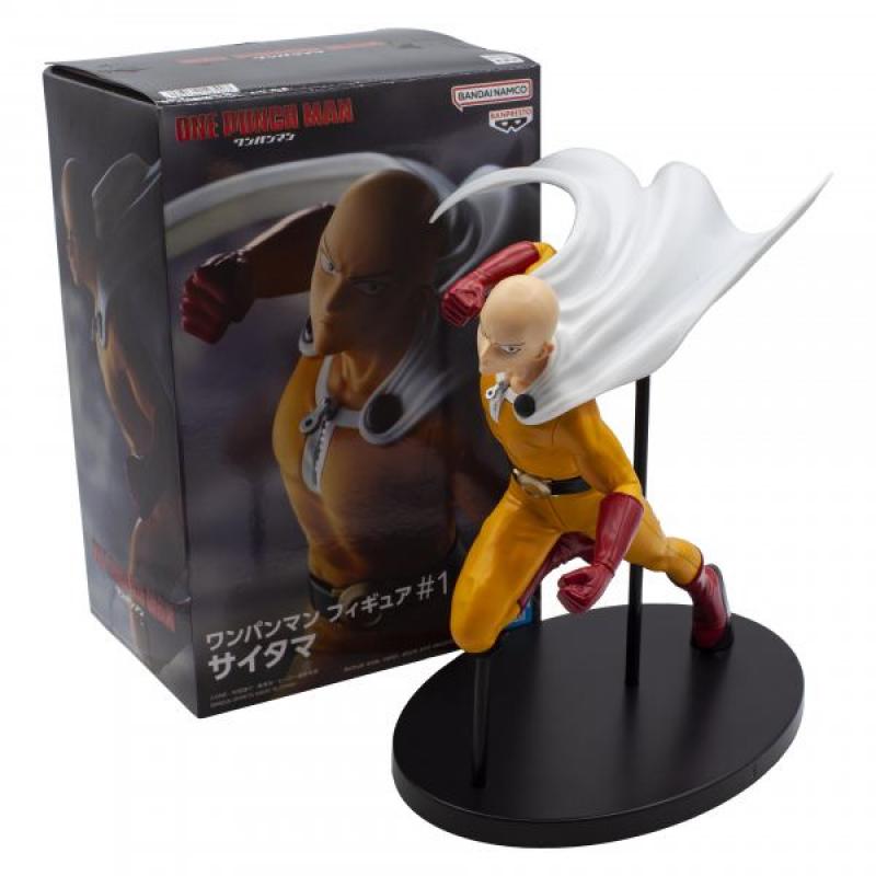 Banpresto One Punch Man Saitama - Figura de Coleccion - Altura 13cm aprox. - Fabricada en PVC y ABS