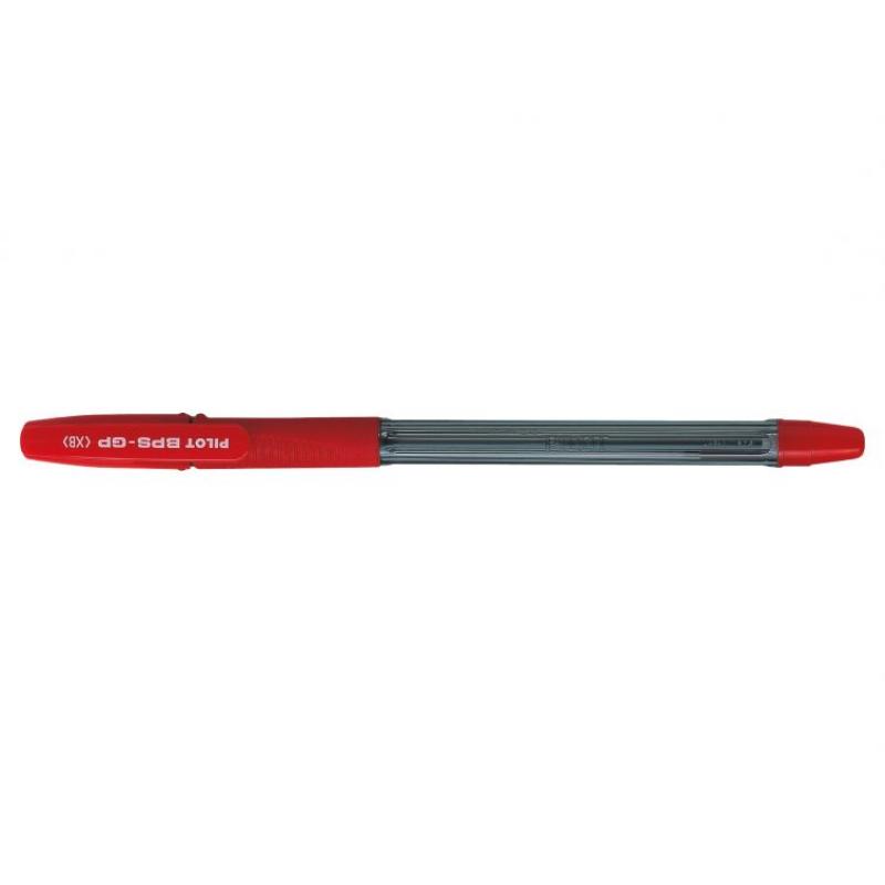 Pilot Boligrafo de Bola BPS-GP - Recargable - Punta Extra Ancha de 1.60mm - Trazo de 0.33mm - Color Rojo