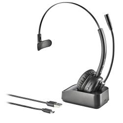 NGS Buzz Blab Auriculares con Microfono Bluetooth 5.0 + Base de Carga - Autonomia hasta 16h - Microfono Plegable - Diadema Ajust