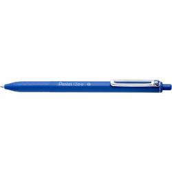 Pentel iZee Boligrafo de Bola Retractil - Punta 0.7mm - Trazo 0.35mm - Clip de Metal - Color Azul