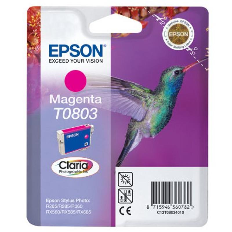 Epson T0803 Magenta Cartucho de Tinta Original - C13T08034011