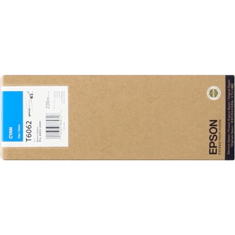 Epson T6062 Cyan Cartucho de Tinta Original - C13T606200