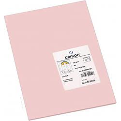 Canson Guarro Pack de 50 Cartulinas Iris A4 de 185g - 21x29.7cm - Color Rosa