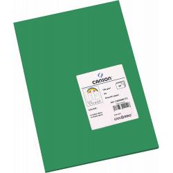 Canson Guarro Pack de 50 Cartulinas Iris A4 de 185g - 21x29.7cm - Color Verde Abeto