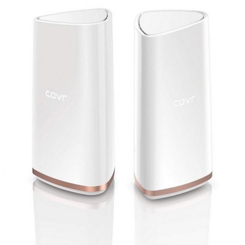 D-Link Sistema WiFi Mesh Tribanda 2 Puntos de Acceso WiFi AC 2200 Mbps Wave 2 MU-MIMO - Puertos LAN y WAN