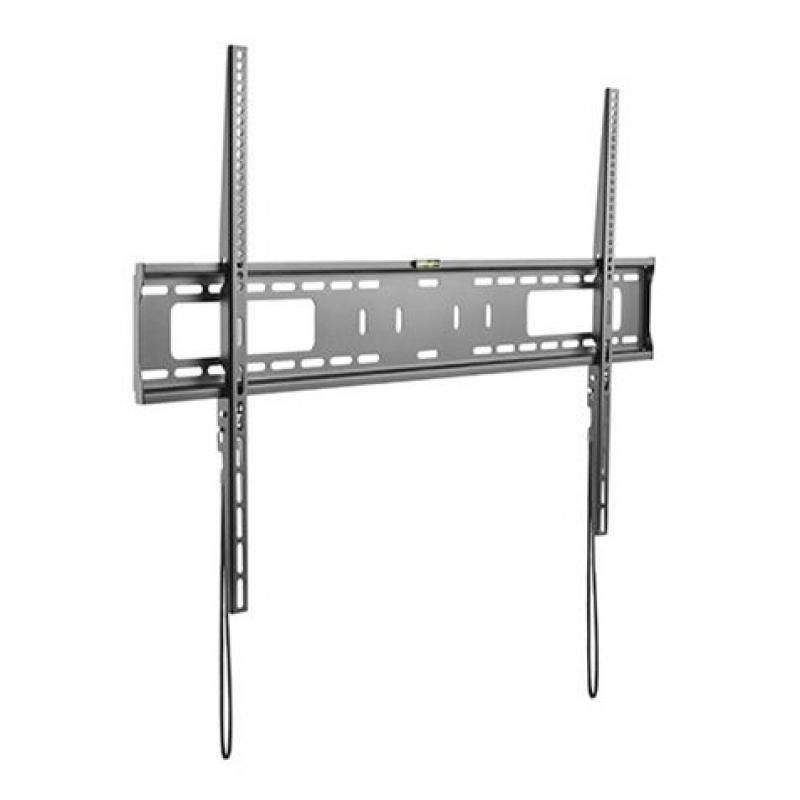 Cromad Soporte de Pared Fijo para TV de 60"-100" - Compatible con TV Curva - Nivel Incorporado - VESA Max. 900x600mm - Peso Max.