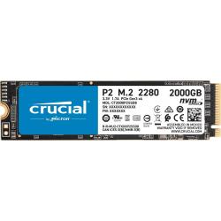 Crucial P2 Disco Duro Solido SSD M2 2TB M2 PCIe Gen3 NVMe