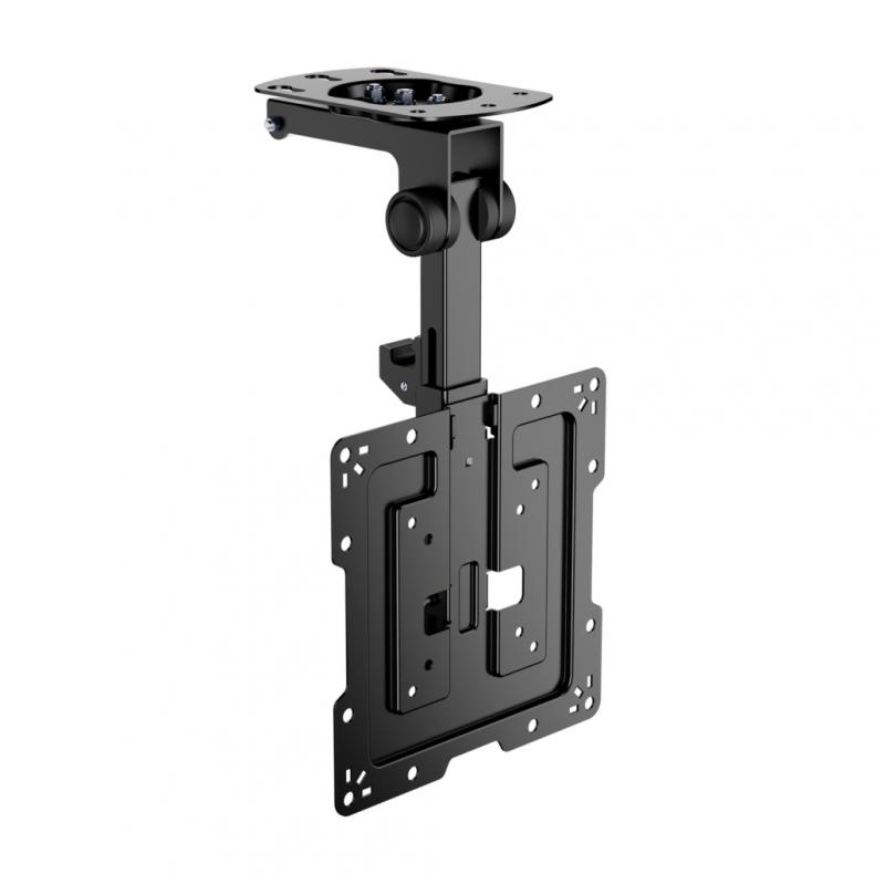 Aisens Soporte de Techo Giratorio - Plegable para Monitor/TV 20Kg de 19-43 - Color Negro