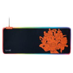 FR-TEC Mousepad Goku XL - Licencia Oficial Dragon Ball Super - Luz RGB en Bordes - Diseño Antideslizante - Tecnologia Plug and P