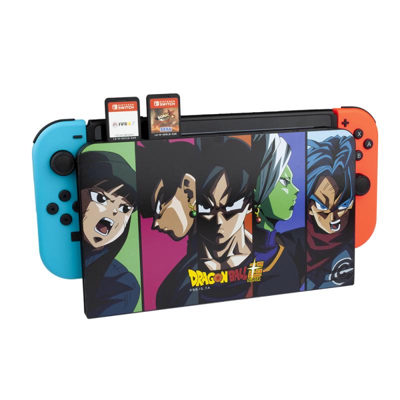 FR-TEC Dock Cover Dragon Ball Super - Proteccion para Dock de Consola Nintendo Switch - Evita Rayaduras en Pantalla - Ranuras pa