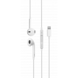 DCU Tecnologic Auriculares Stereo con Conector Lightning - Color Blanco