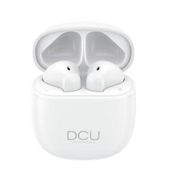 DCU Tecnologic Auriculares Mini Mate Bluetooth 5.1 - Diseño Elegante y sin Cables - Bateria de Larga Duracion - Sonido de Alta C
