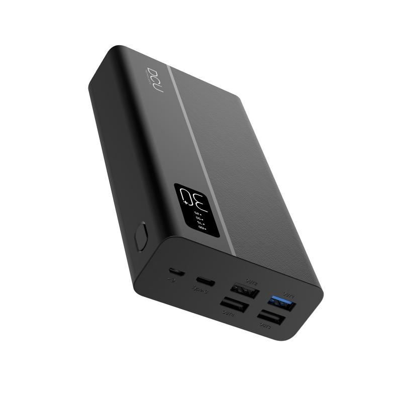 DCU Tecnologic Power Bank 4 Salidas USB Power Delivery 20W + Quick Charge 22.5W 30000Mah - Carga Rapida y Eficiente - Gran Capac